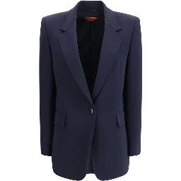 بليزر أزرق من ثلاثي الأسيتات