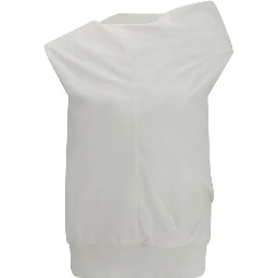 White Polyester Sweatshirt