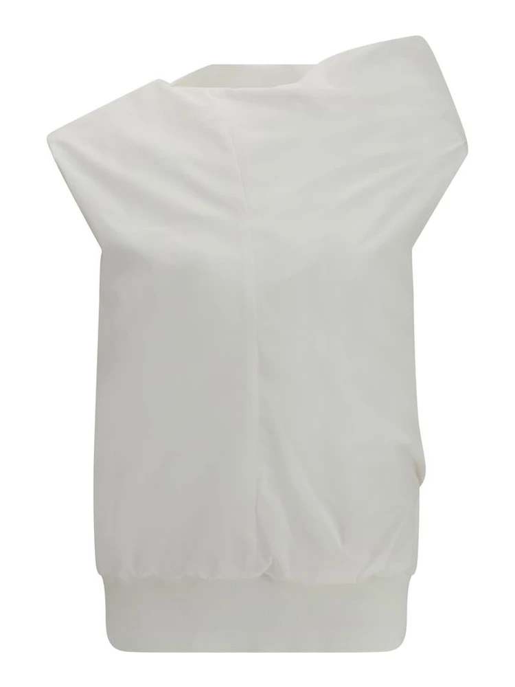 White Polyester Sweatshirt