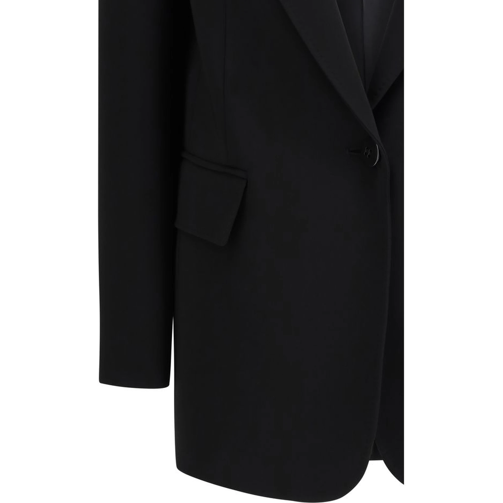 Black Triacetate Blazer