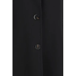 Black Triacetate Coat