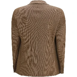 Brown Linen Blazer