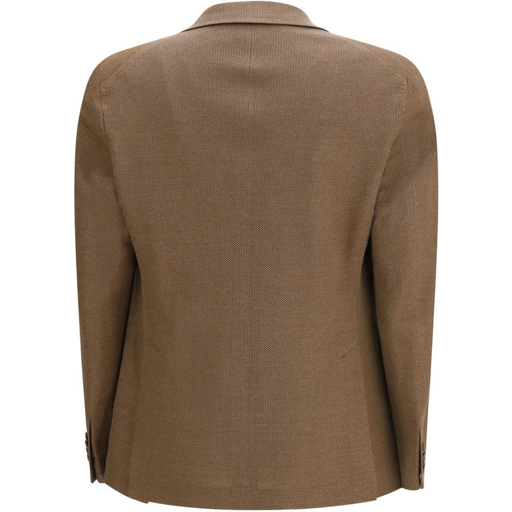 Brown Linen Blazer