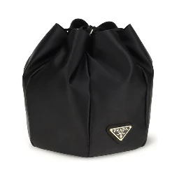 Black Silk Backet Bag