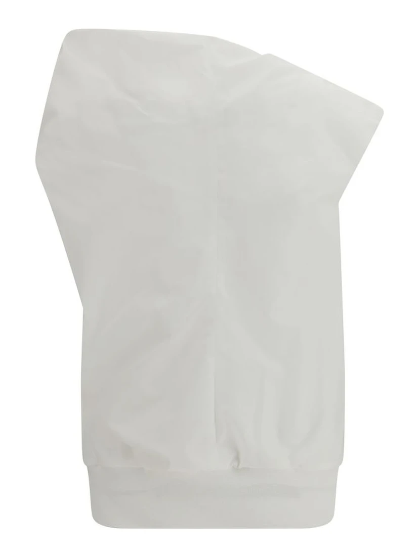 White Polyester Sweatshirt