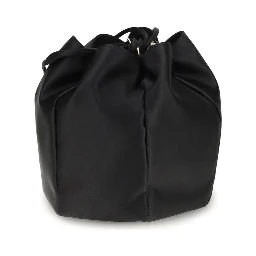Black Silk Backet Bag