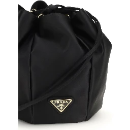 Black Silk Backet Bag