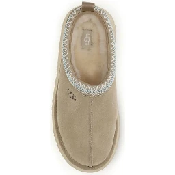 Beige Calf Leather Bos Taurus Mules