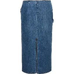 تنورة ميدي من الدنيم