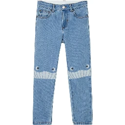 "SMILE" DENIM PANTS
