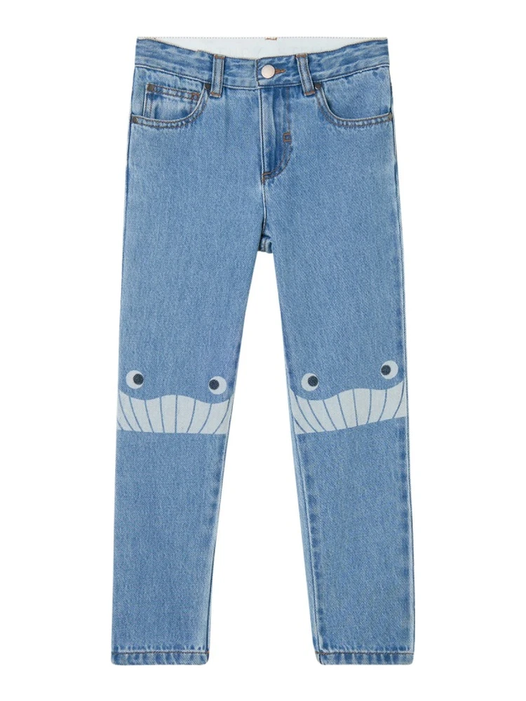 "SMILE" DENIM PANTS