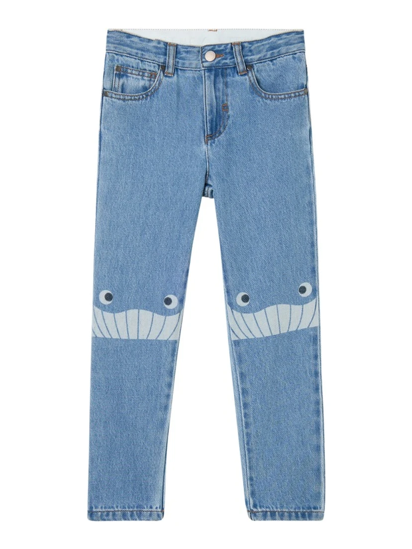 "SMILE" DENIM PANTS