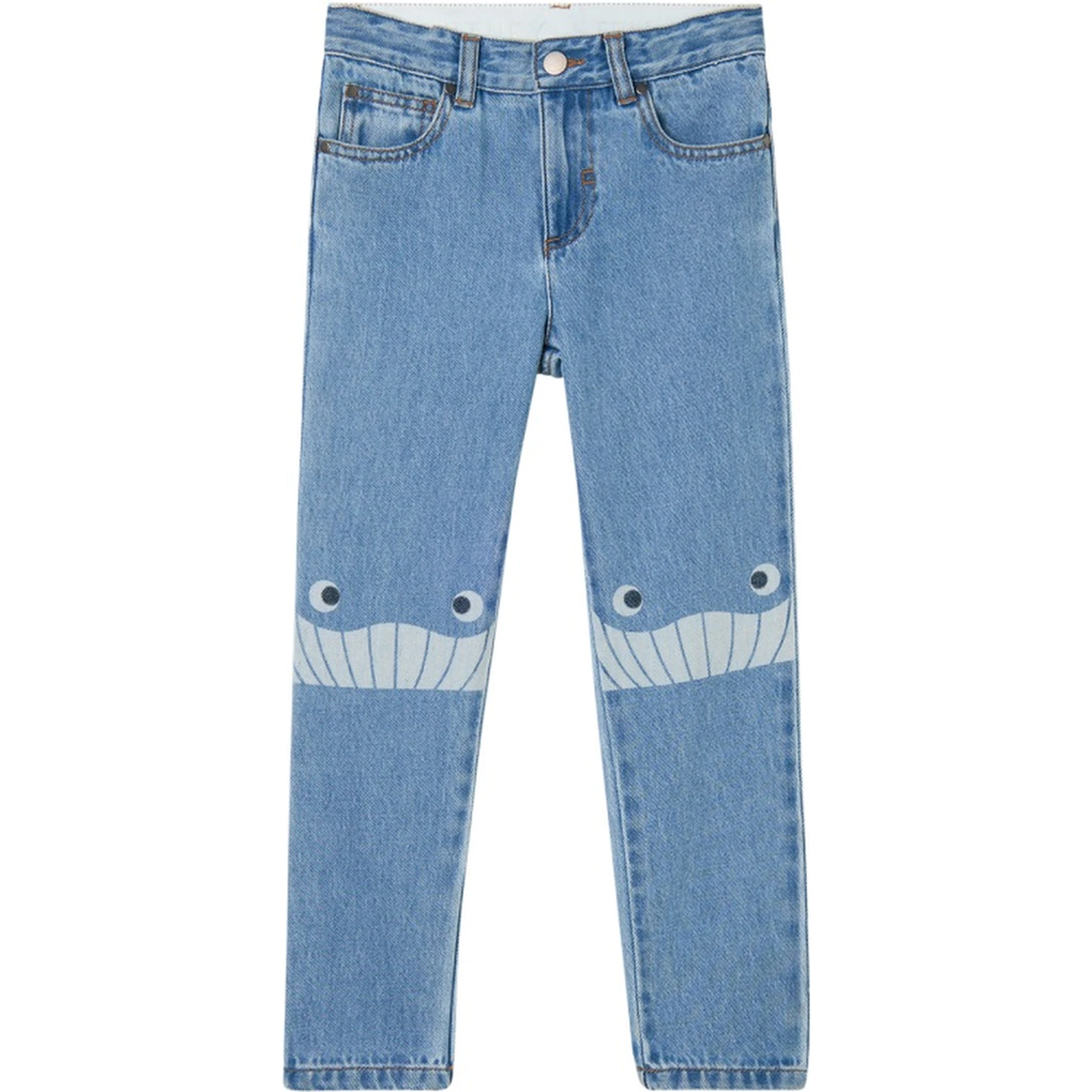 "SMILE" DENIM PANTS
