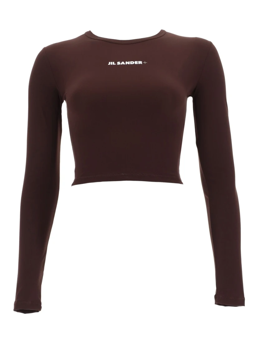CROPPED TOP WITH LOGO