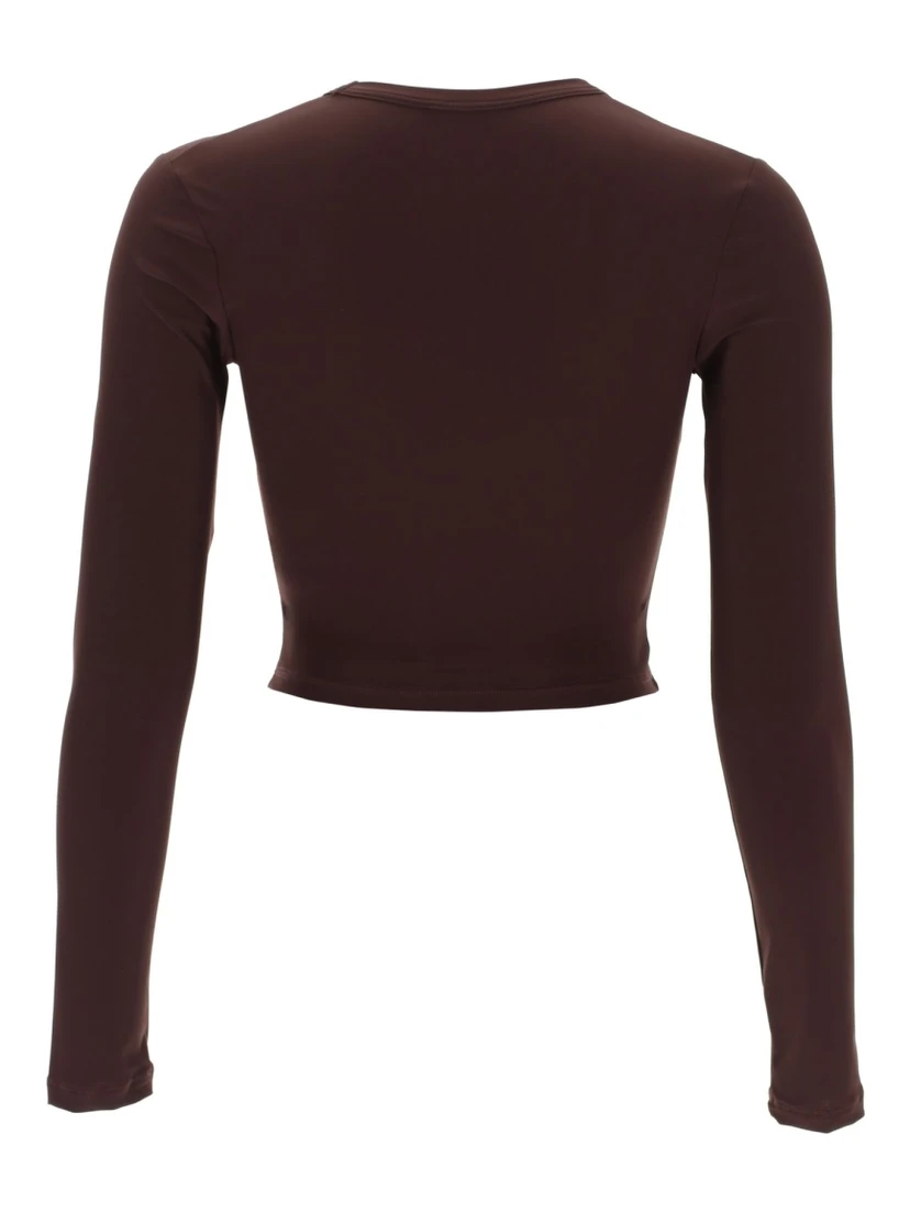 CROPPED TOP WITH LOGO