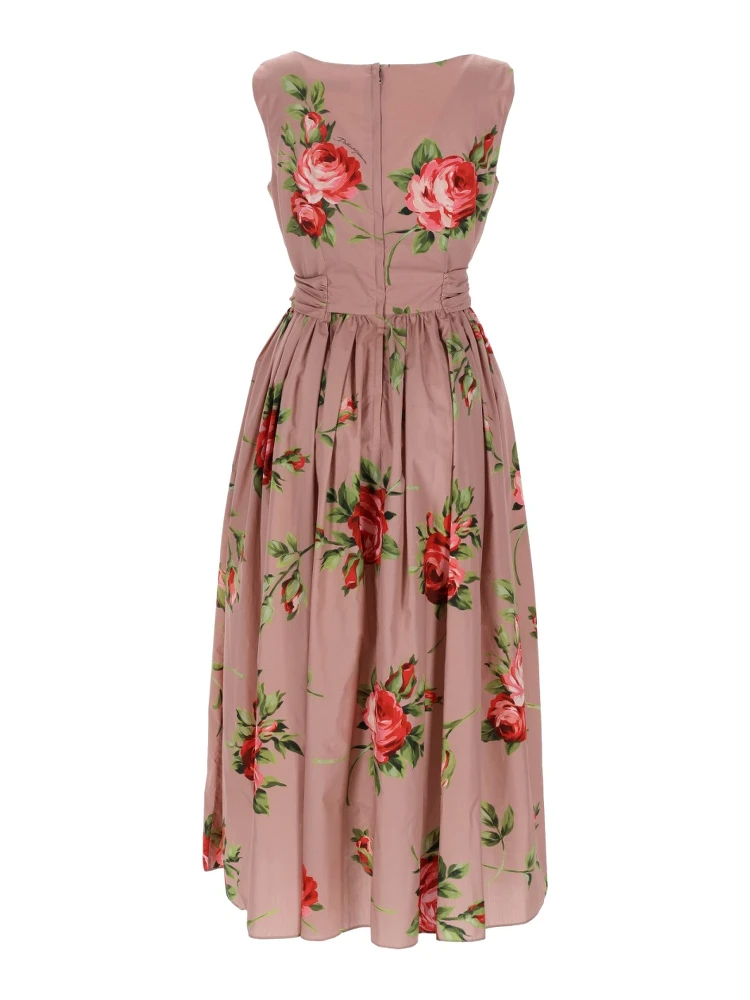 ROSE BOUQUET PRINT MIDI DRESS alternative
