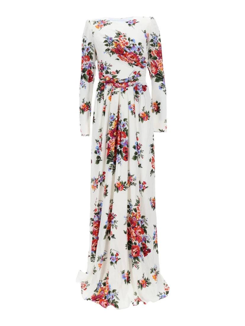 LONG DRESS WITH FLORAL PRINT