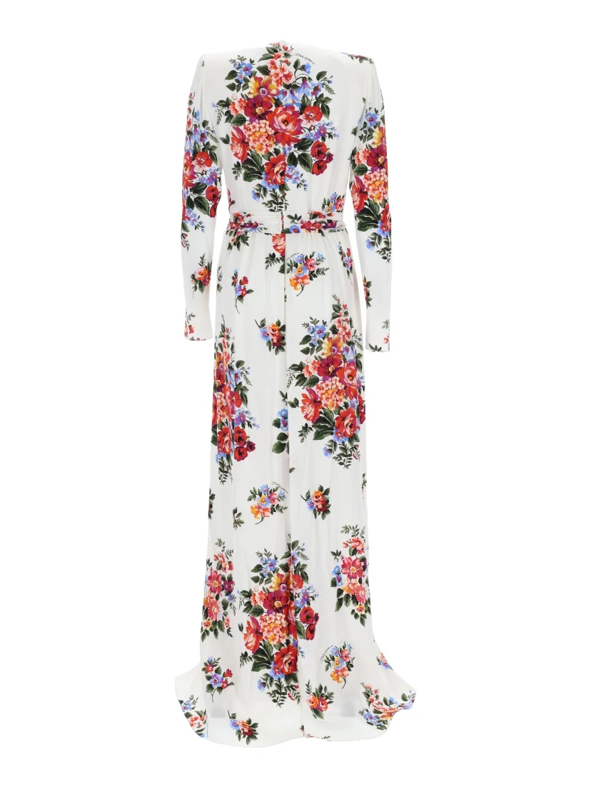 LONG DRESS WITH FLORAL PRINT