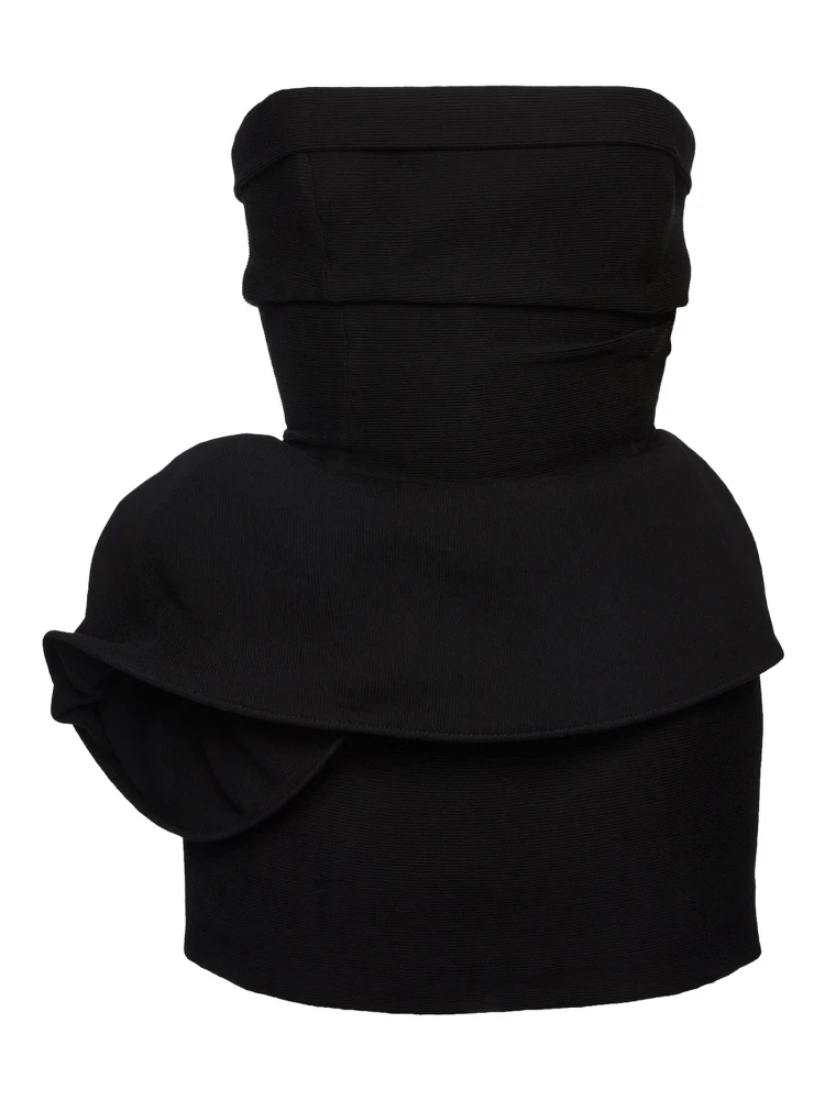 MINI DRESS WITH DRAPE