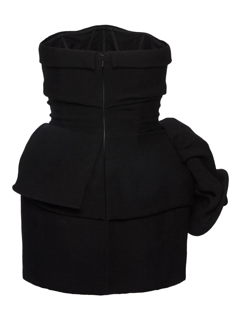 MINI DRESS WITH DRAPE