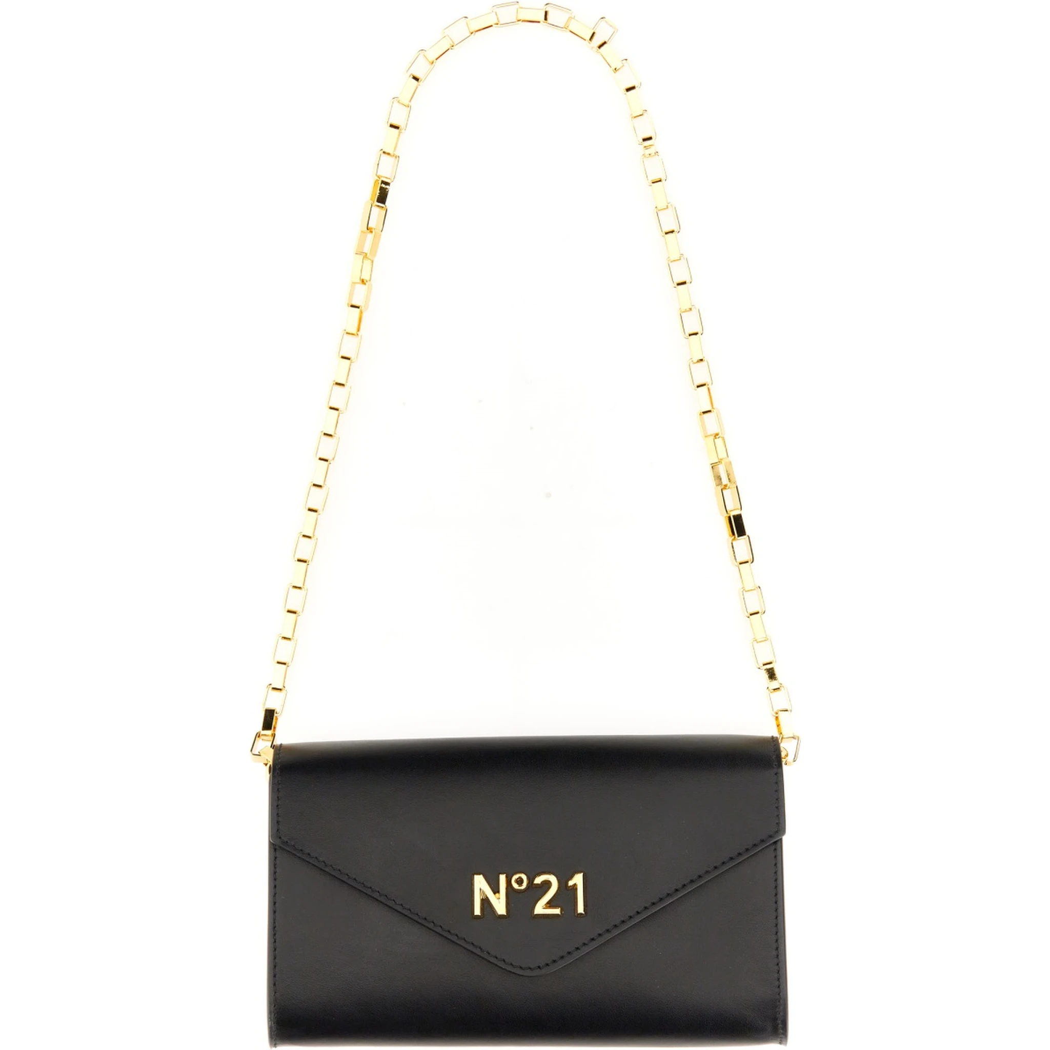 محفظة بسلسلة وشعار