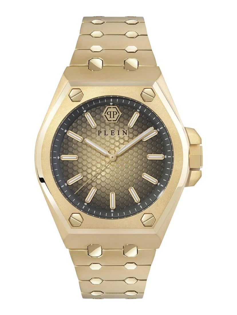 Gold Stainless Steel Dress Watch