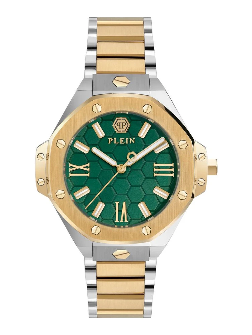 Gold Stainless Steel Dress Watch