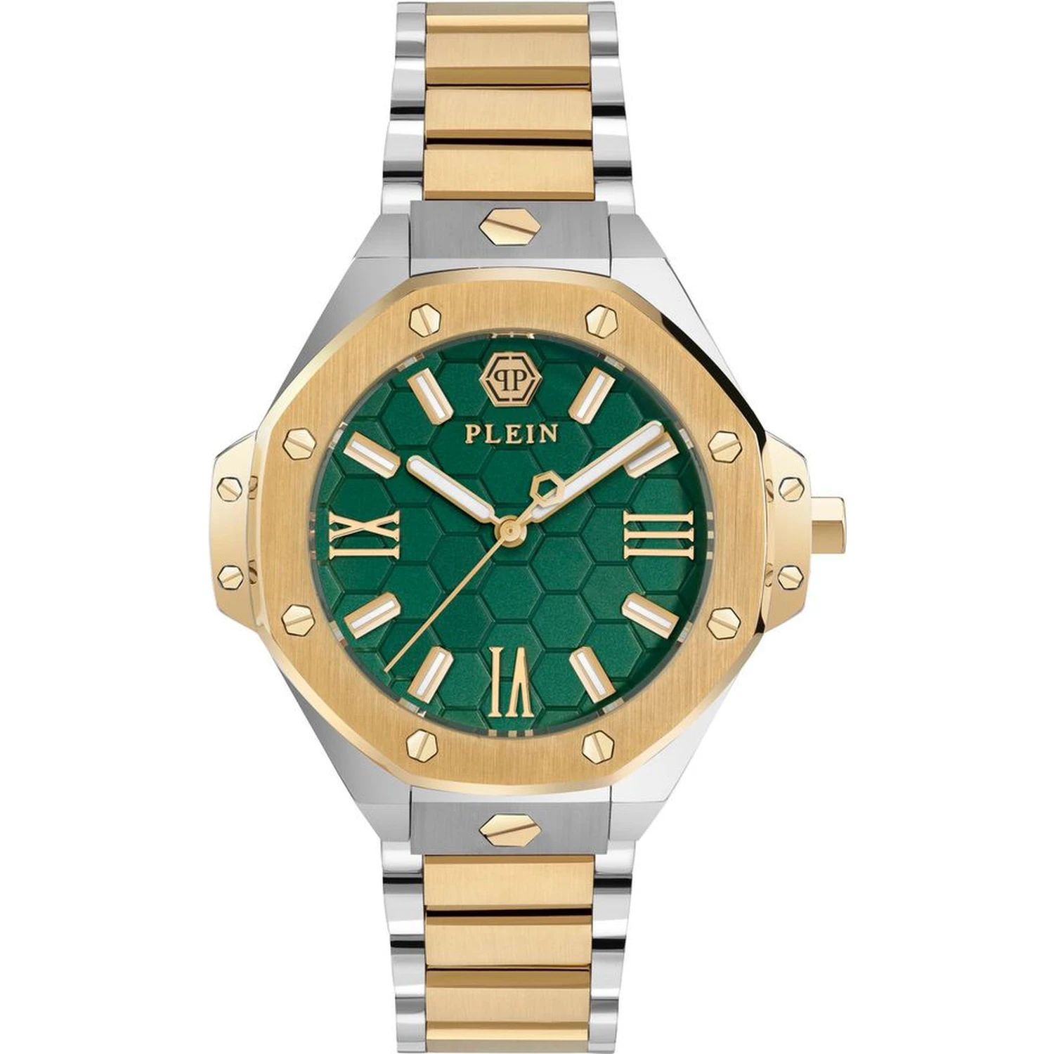 Gold Stainless Steel Dress Watch