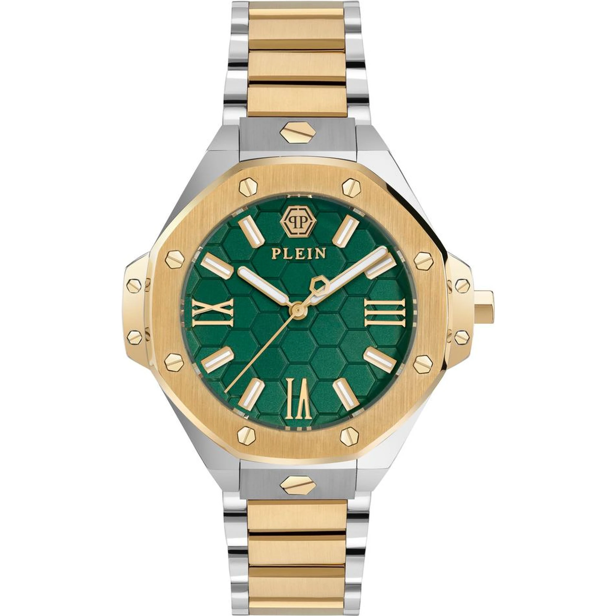 ساعة يد رسمية من الفولاذ المقاوم للصدأ الذهبي