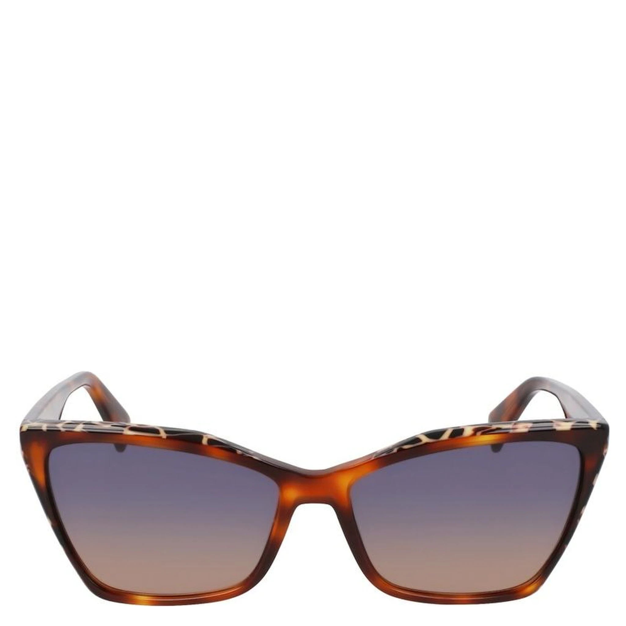 نظارات شمسية بنية اللون من الأسيتات