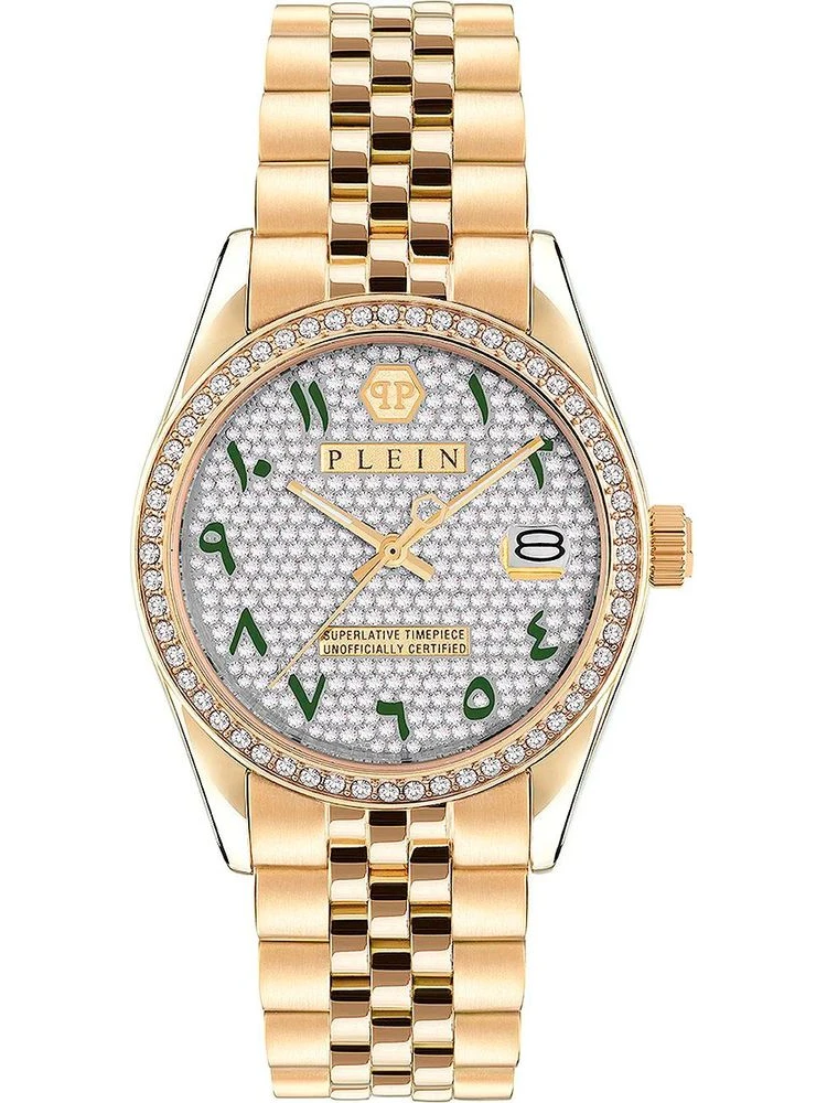 Gold Stainless Steel Dress Watch