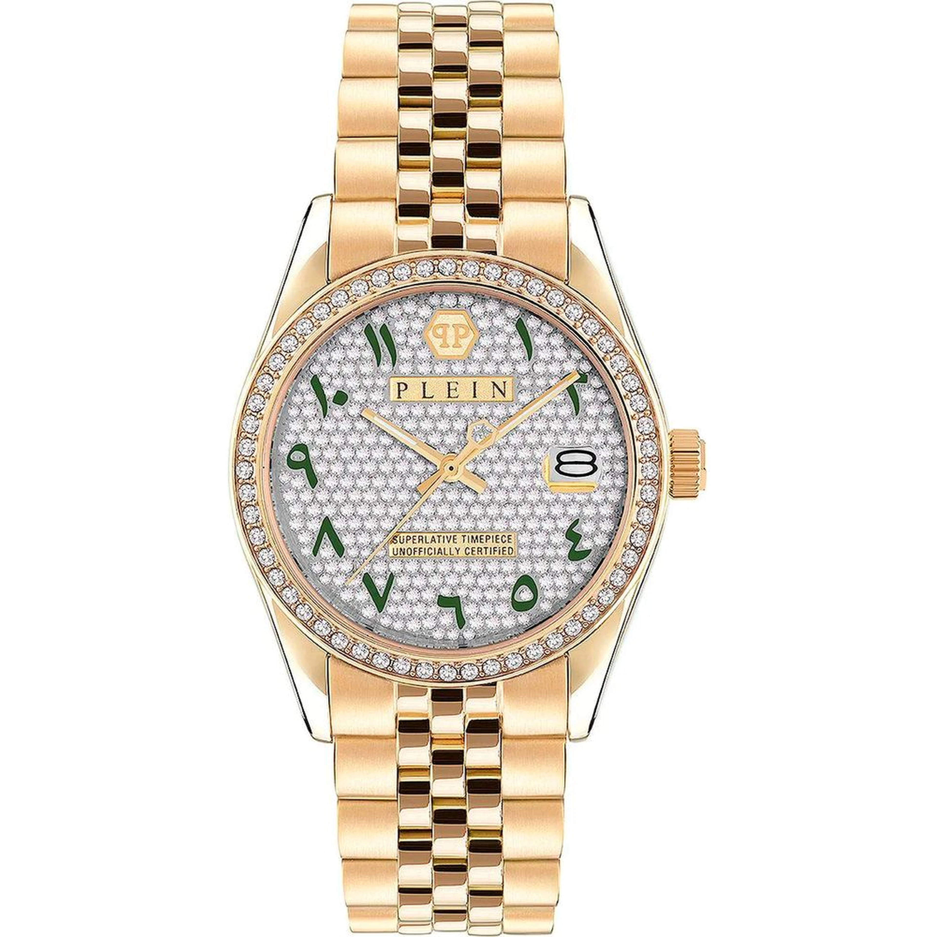Gold Stainless Steel Dress Watch