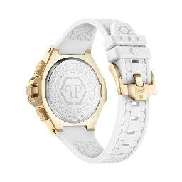 White Synthetic Dress Watch