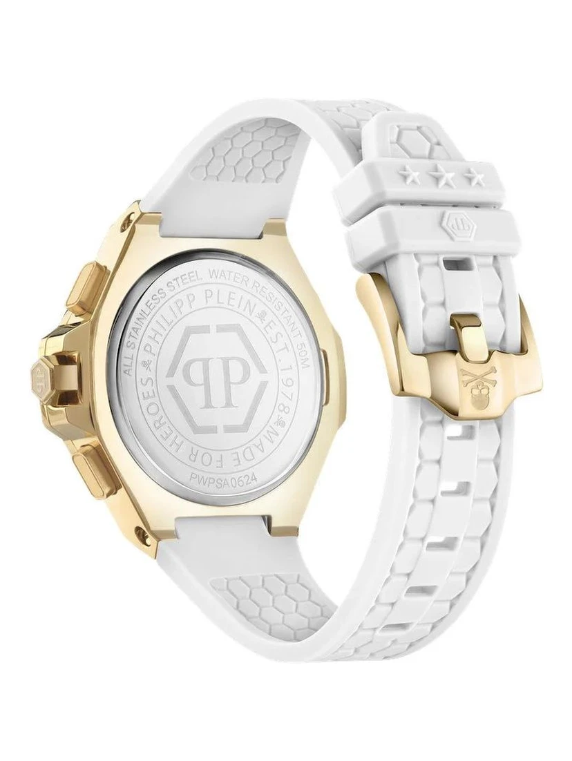 White Synthetic Dress Watch
