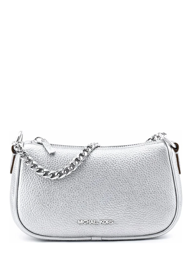 Gray Fur Shoulder Bag
