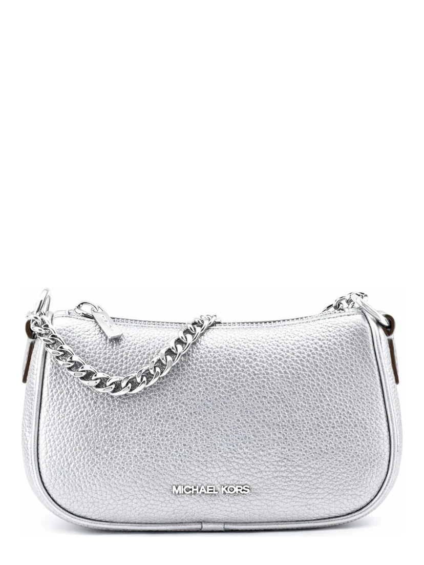 Gray Fur Shoulder Bag