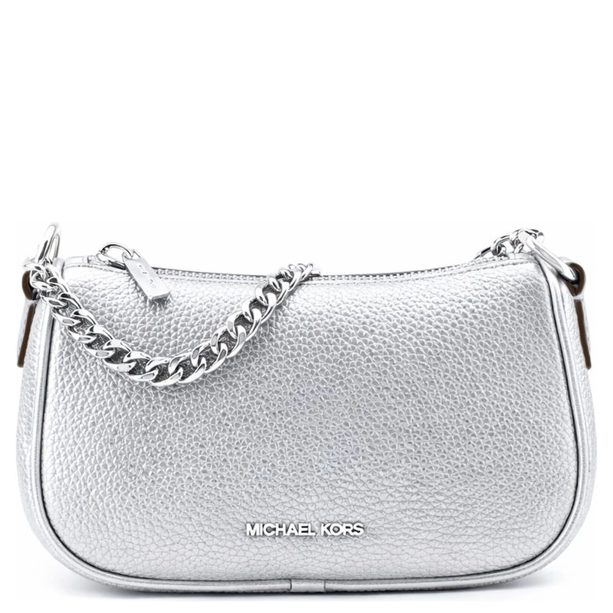 Gray Fur Shoulder Bag