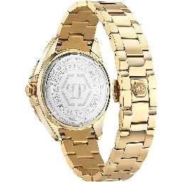 ساعة يد رسمية من الفولاذ المقاوم للصدأ الذهبي