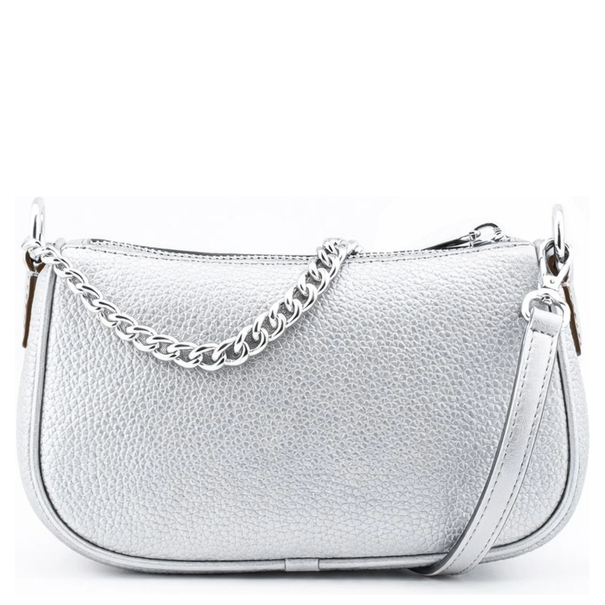 Gray Fur Shoulder Bag