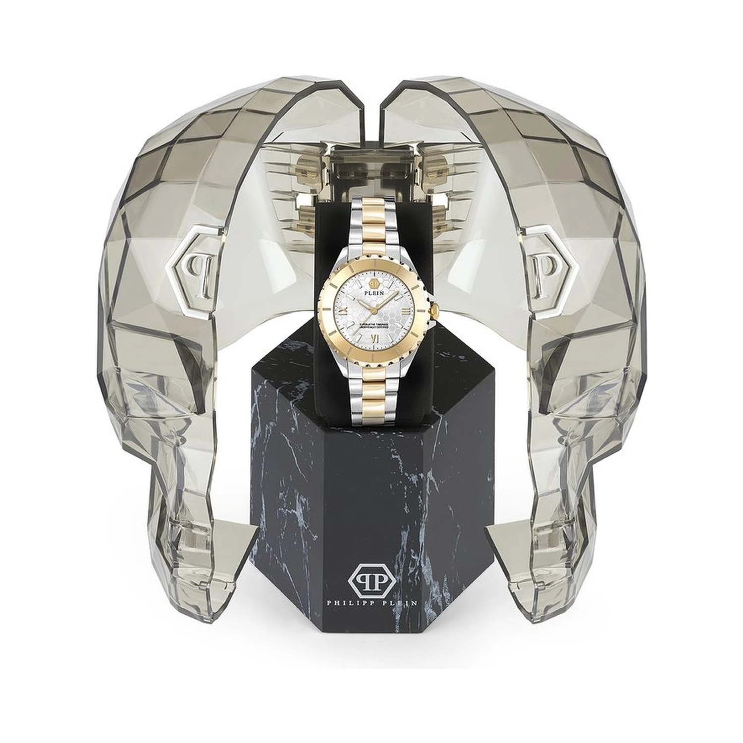 Gold Stainless Steel Dress Watch