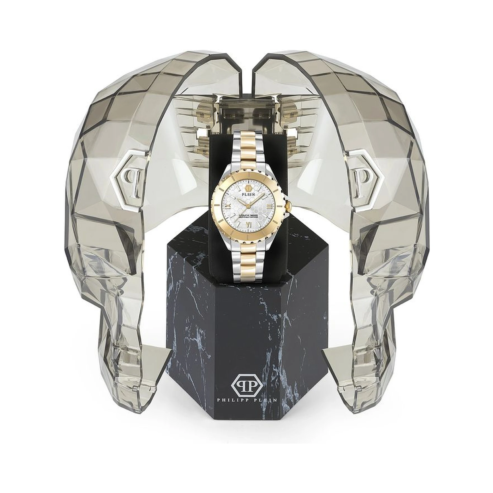 Gold Stainless Steel Dress Watch