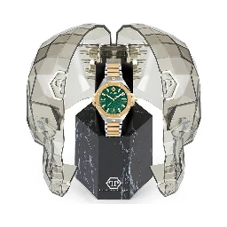 ساعة يد رسمية من الفولاذ المقاوم للصدأ الذهبي