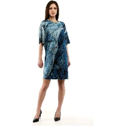Multicolor Viscose Casual Dress