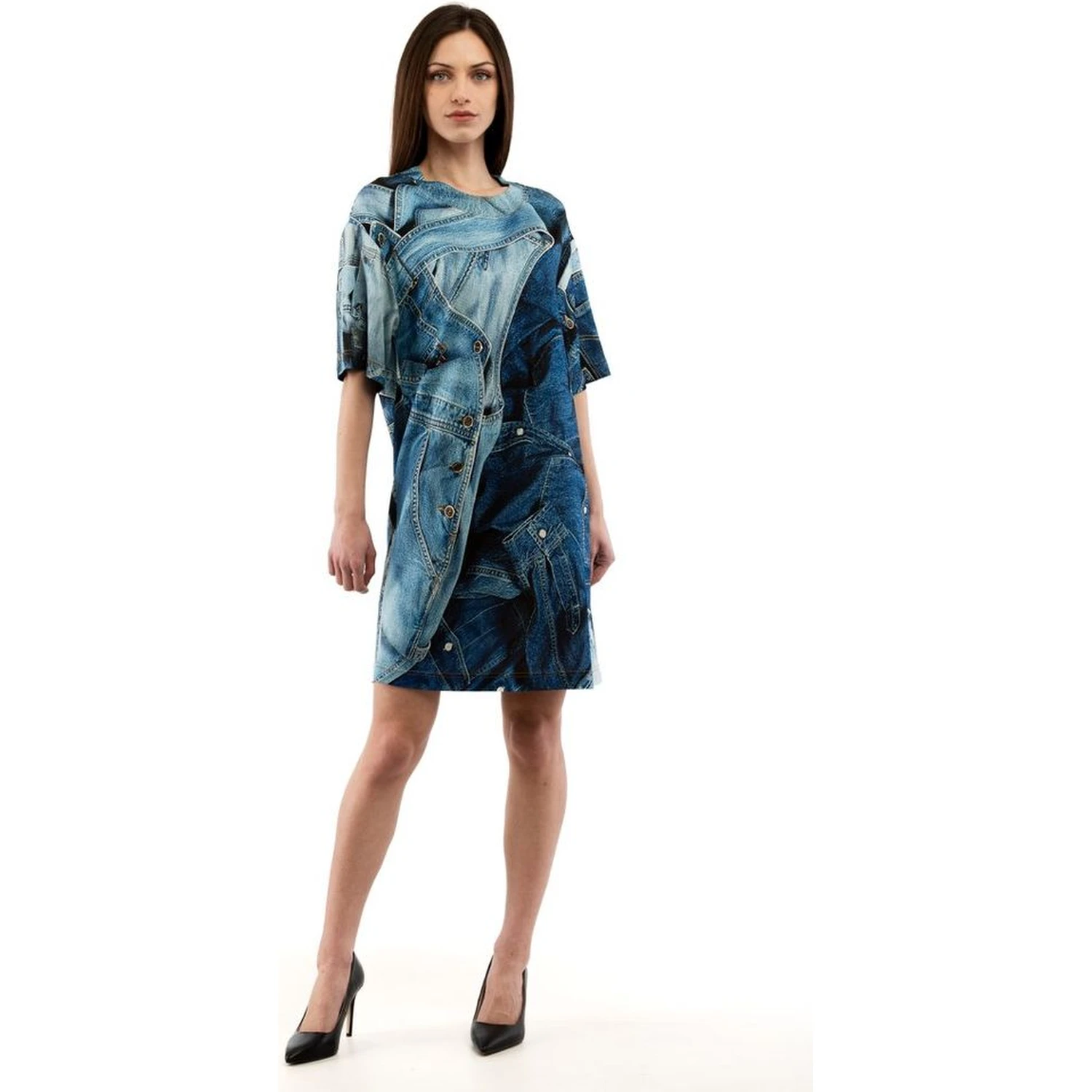 Multicolor Viscose Casual Dress