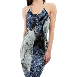 Multicolor Viscose Casual Dress