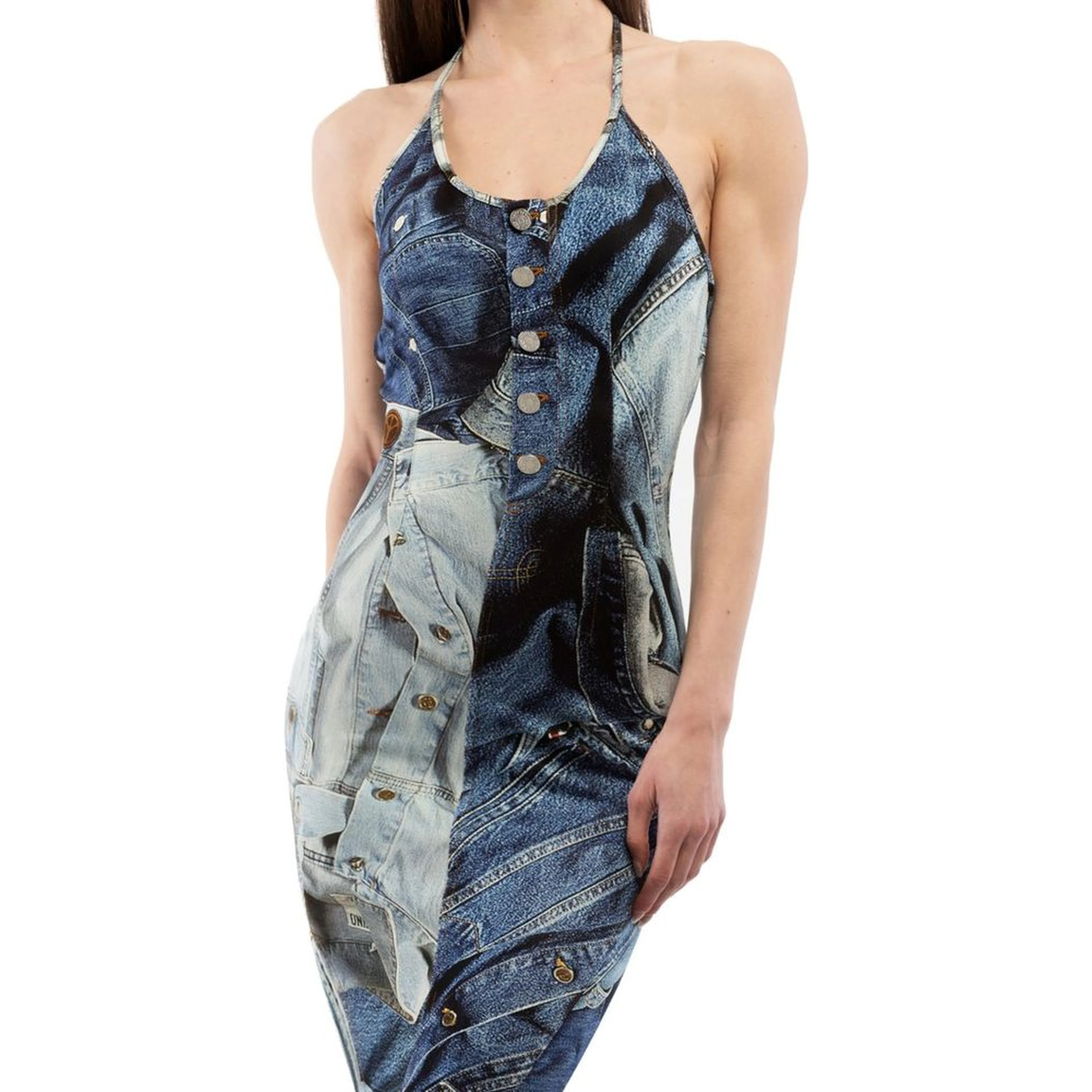 Multicolor Viscose Casual Dress