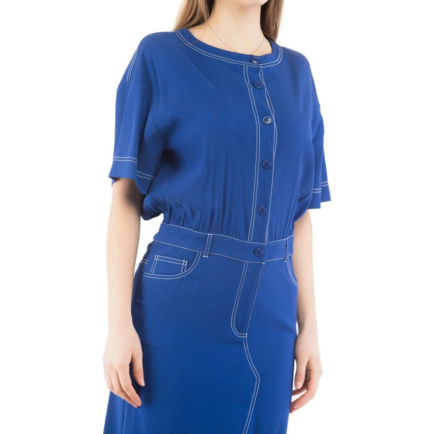 Multicolor Marabou Casual Dress