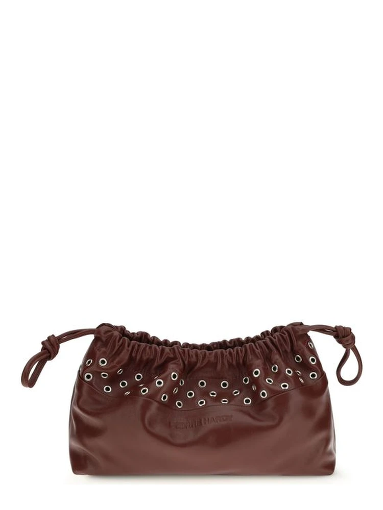 Bordeaux Calf Leather Bos Taurus Shoulder Bag