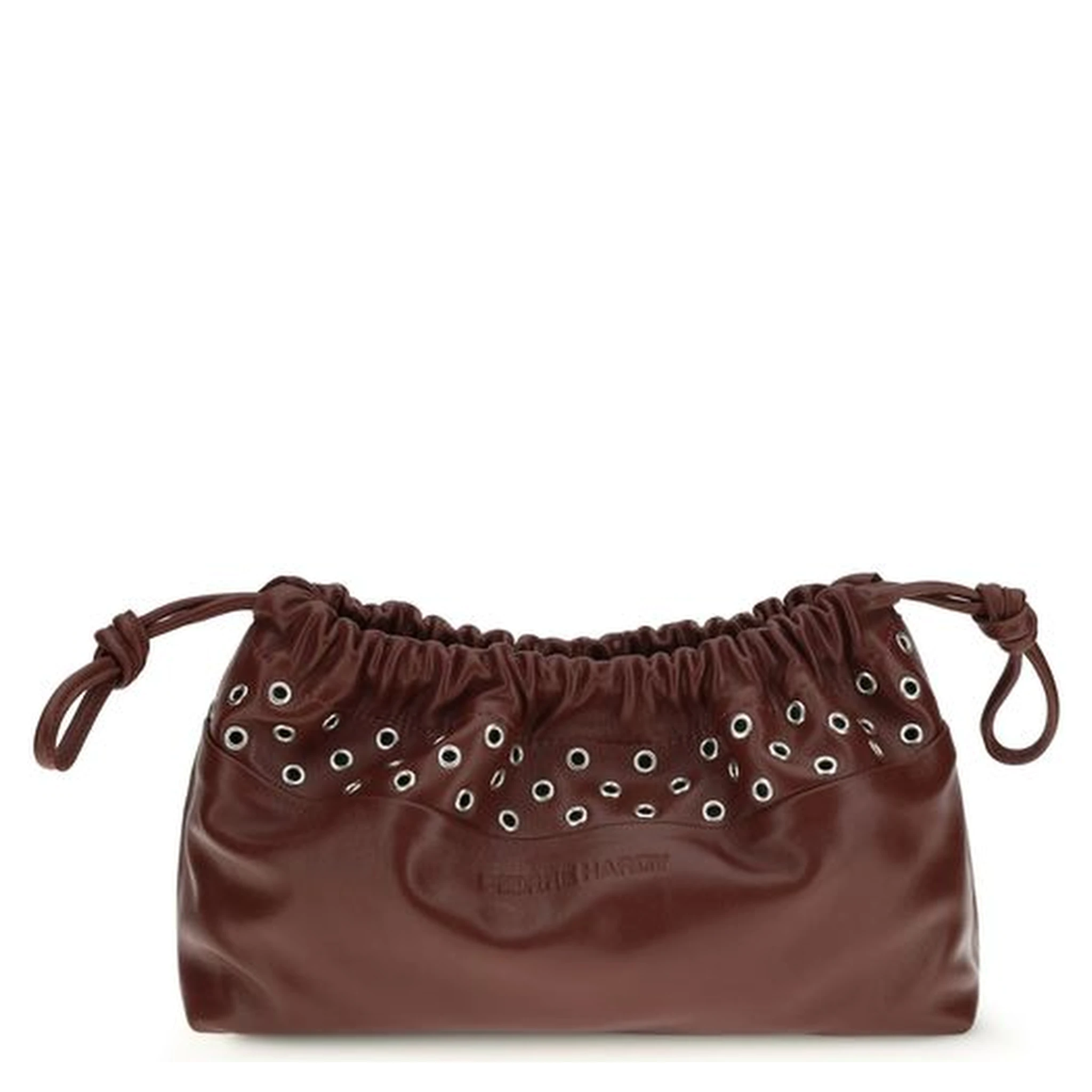 Bordeaux Calf Leather Bos Taurus Shoulder Bag