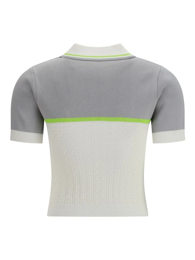White Viscose Polo Shirt alternative